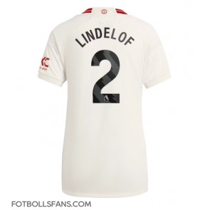 Manchester United Victor Lindelof #2 Replika Tredje Tröja Damer 2023-24 Kortärmad